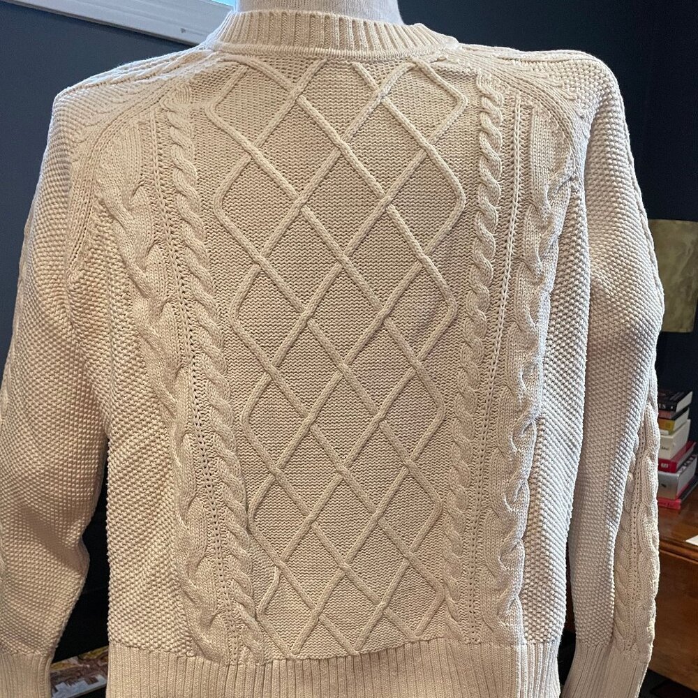 GAP Women's Sweater, Cream, XL